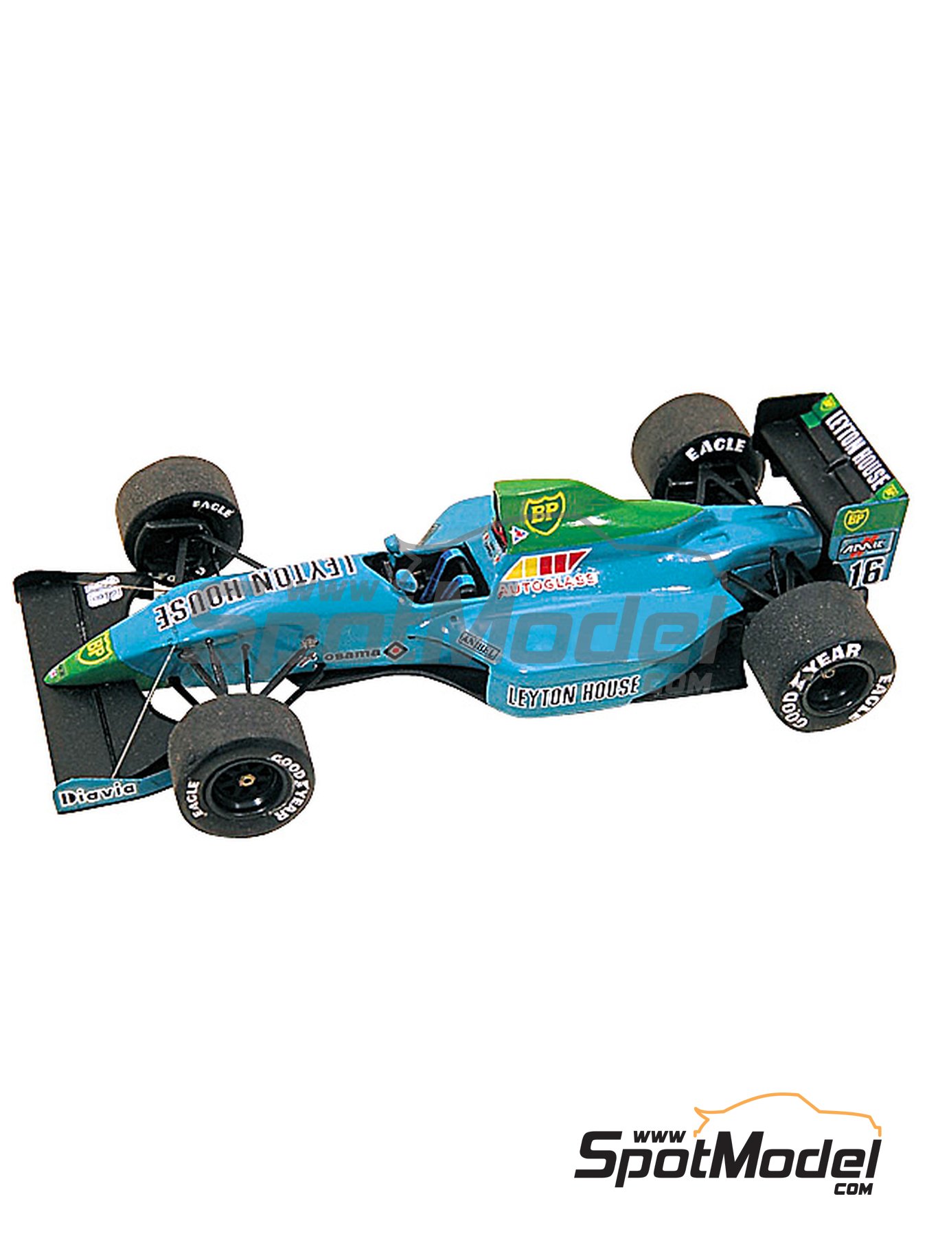 March Judd Cg891 Leyton House Racing Team - Monaco Formula 1 Grand Prix  1989. Car scale model kit in 1/43 scale manufactured by Tameo Kits (ref.  TMK09